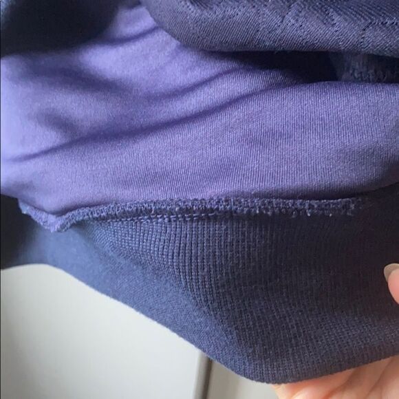 Urban Mood Navy Quilted Crew Sweatshirt - S - Picture 10 of 10